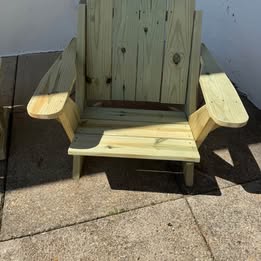 Modern Heavy-Duty Adirondack Chair & Side Table Set - Image 5