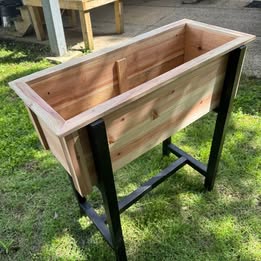 Handcrafted Raised Cedar Planter Box – Built to Last! - Image 5