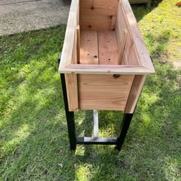 Handcrafted Raised Cedar Planter Box – Built to Last! - Image 4